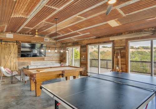 Villas with Game Rooms in Central Texas: Fun for the Whole Family